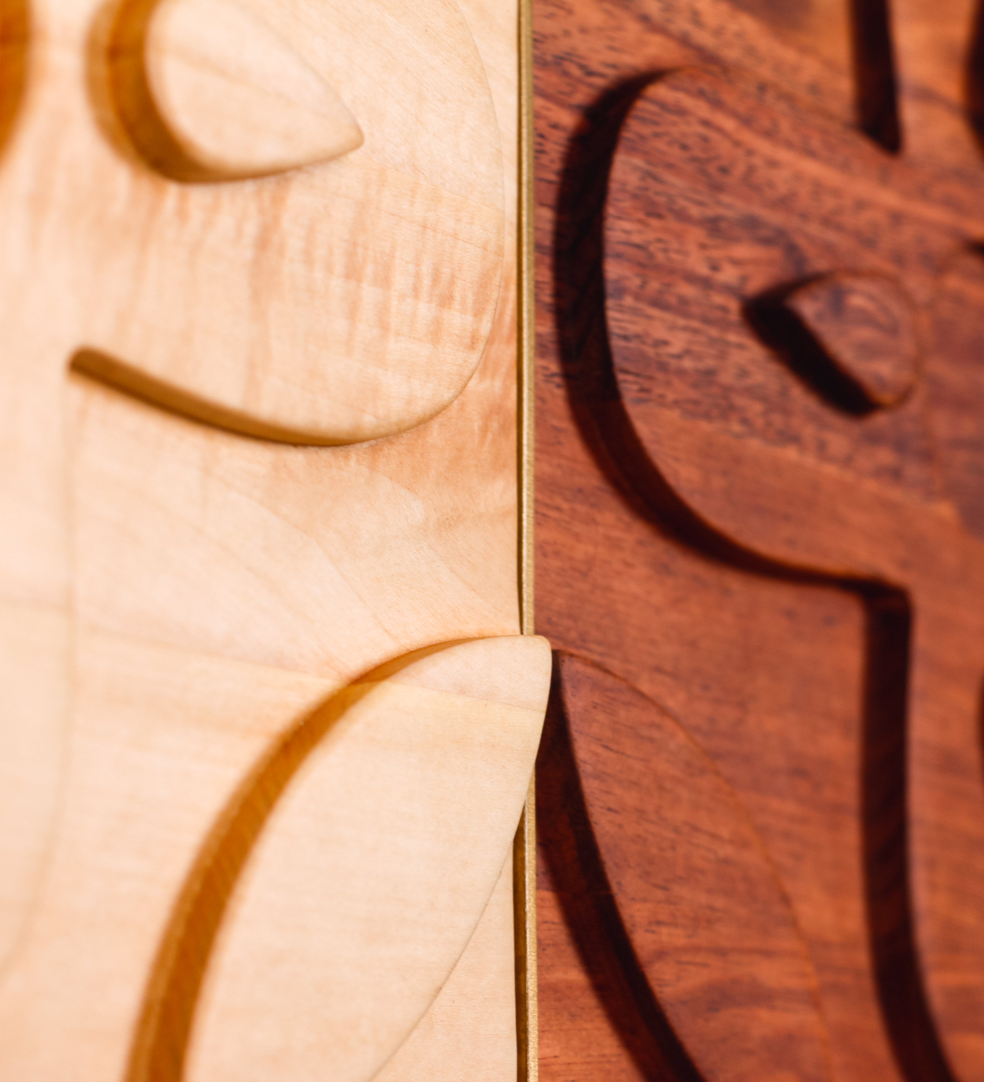 1x4 Chacota Panel | Mixed Woods and Brushed Brass